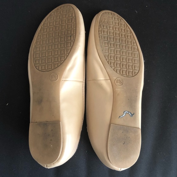 MERONA Taupe Ballet Flats with Bow 8.5 - Picture 5 of 5